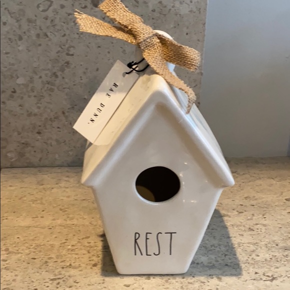 Rae Dunn Other - Rae Dunn “Rest” ceramic birdhouse.